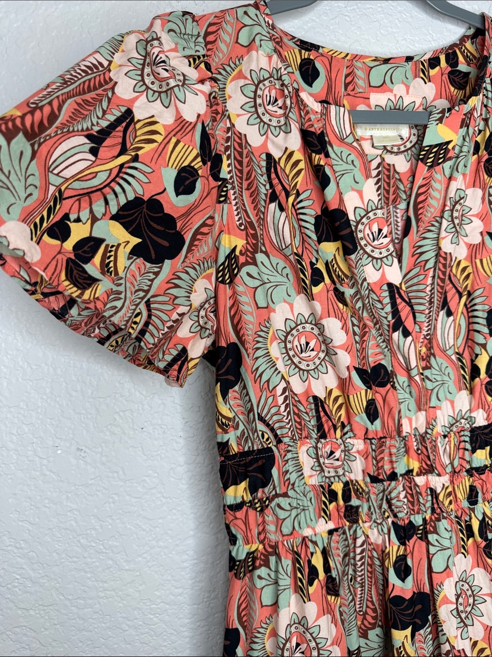 Maeve Anthropologie Somerset Maxi Dress Size Small Floral - Picture 5 of 10